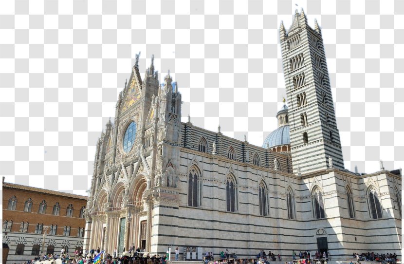 Siena Cathedral Arezzo Assisi Gothic Architecture - A Building Transparent PNG
