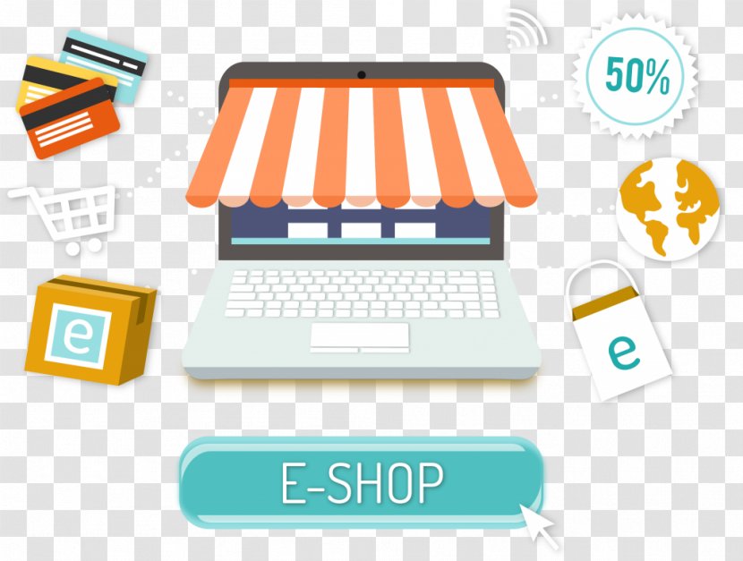 Online Shopping E-commerce Product Sales Electronic Business - Designing Ecommerce Transparent PNG