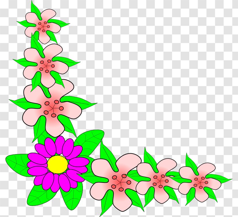 Floral Design Clip Art - Flowering Plant - Graphics Of Flowers Transparent PNG