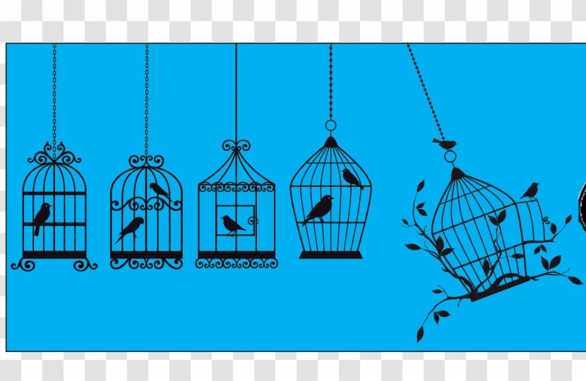 Birdcage Parrot - Text - Bird Transparent PNG