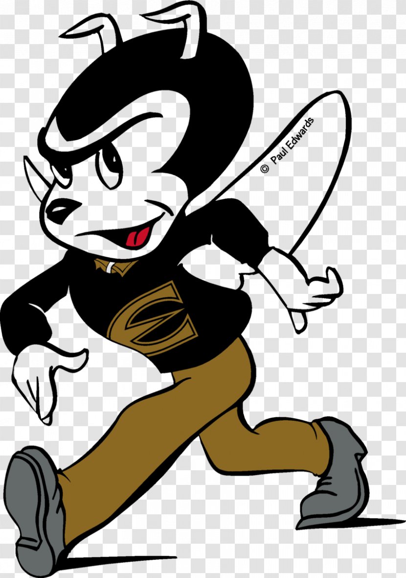 Emporia State University Hornets Football Pittsburg Corky The Hornet Mid-America Intercollegiate Athletics Association - Fictional Character Transparent PNG