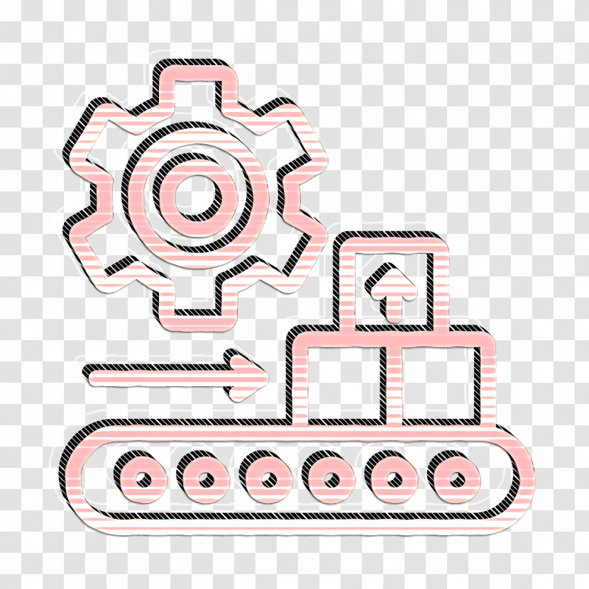 Conveyor Icon Manufacturing Icon Packing Icon Transparent PNG