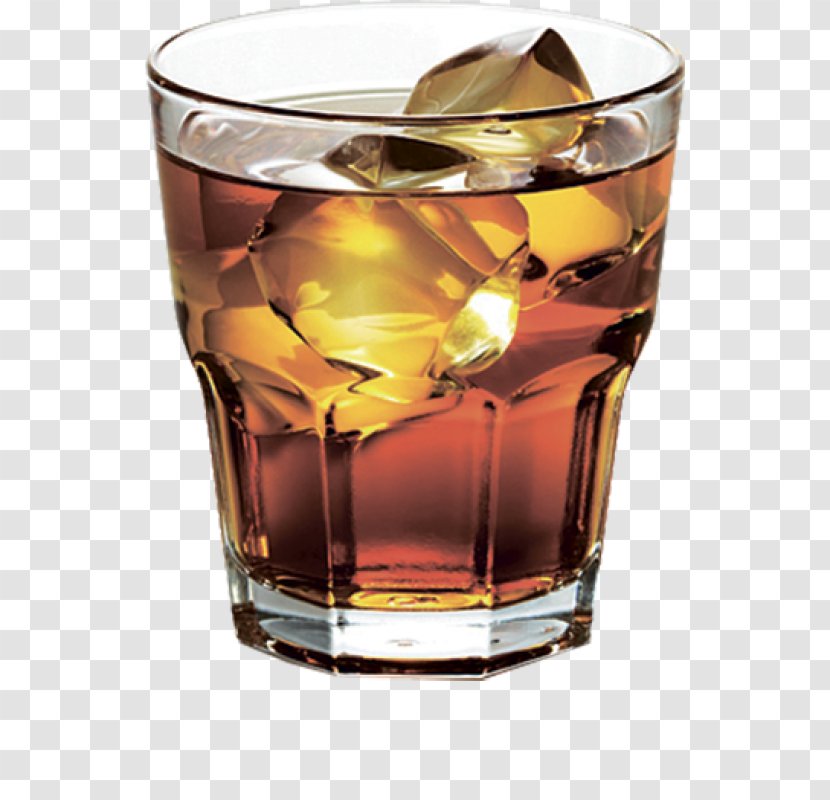 Black Russian Godfather Manhattan Old Fashioned Cocktail - Amaretto Transparent PNG