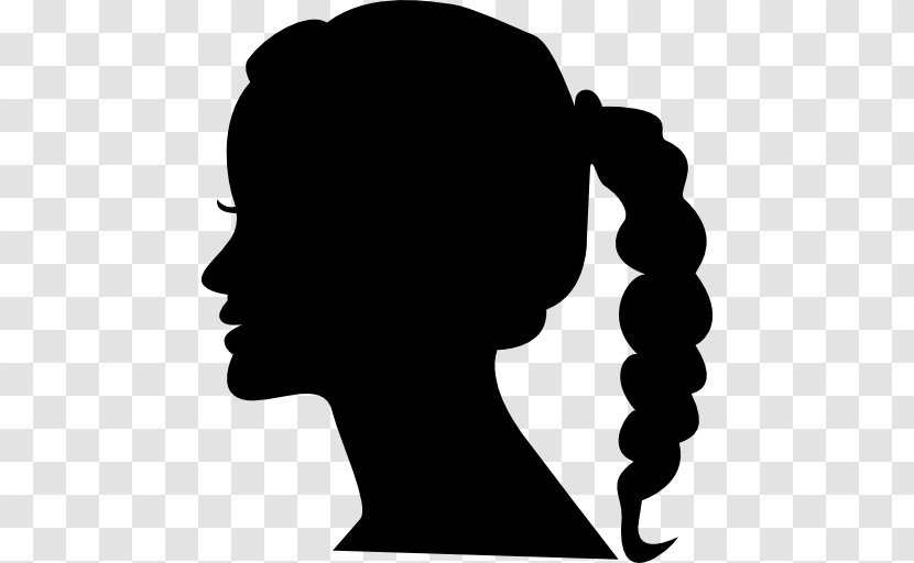 Silhouette Woman Female Hair - Beauty Parlour Transparent PNG