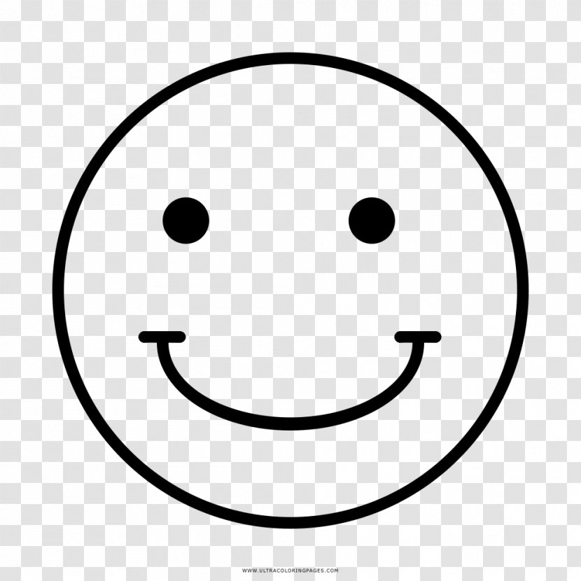 Smiley Line Art Drawing Coloring Book Transparent PNG