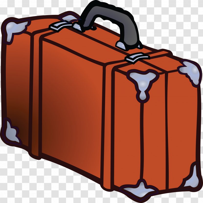 Suitcase Baggage Travel Clip Art - Trolley - Retro Transparent PNG