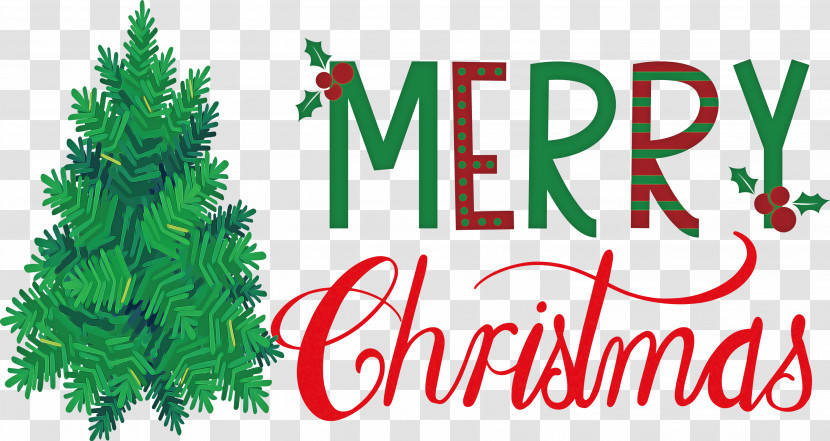 Merry Christmas Christmas Tree Transparent PNG