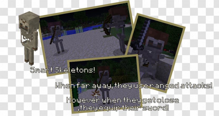 Minecraft Mods Mob 爬行者 - Electronic Device - Skeleton Transparent PNG