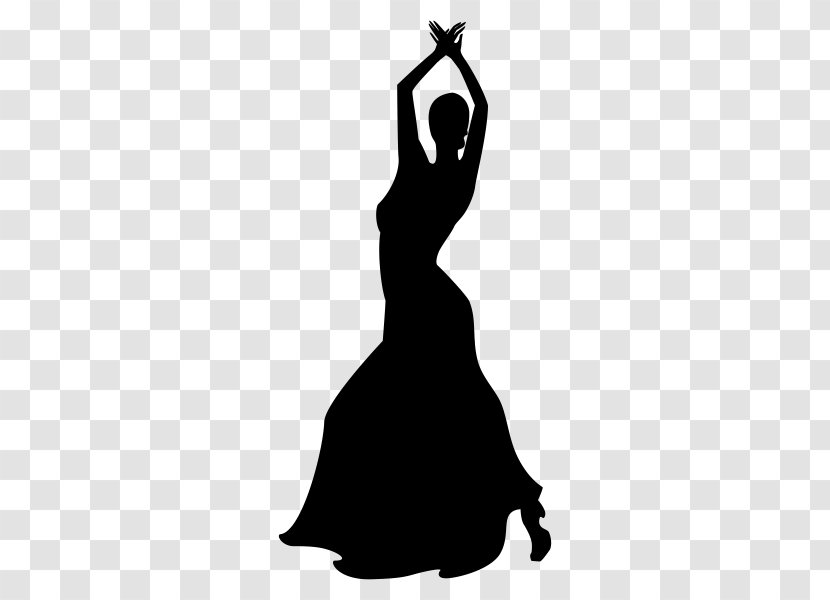 Flamenco Dancer Silhouette Royalty-free - Black - Sevillana Transparent PNG