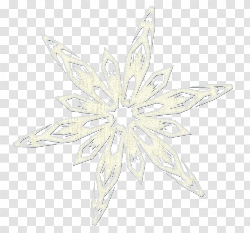 Symmetry White Body Piercing Jewellery Pattern - Jewelry - Snowflake Image Transparent PNG