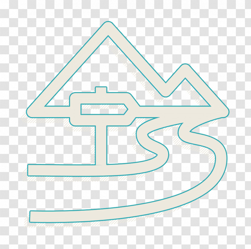 Camping Icon Trekking Icon Road Icon Transparent PNG