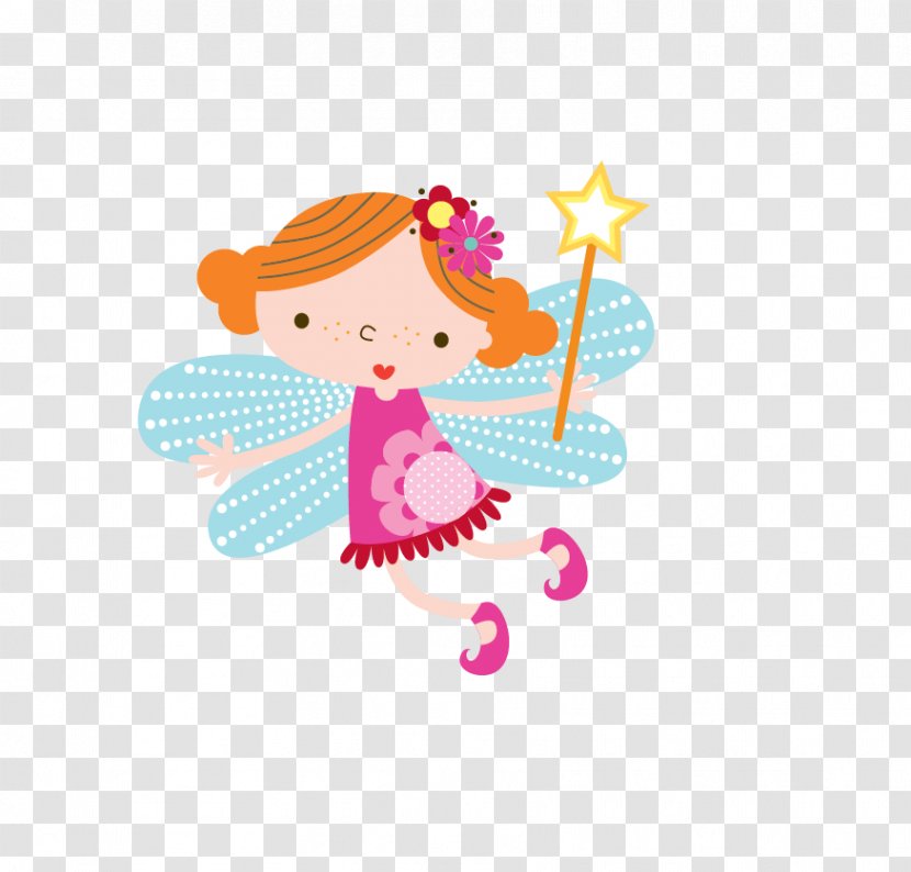 Rowland Heights Wand Fairy - Pink - Elf Magic Transparent PNG