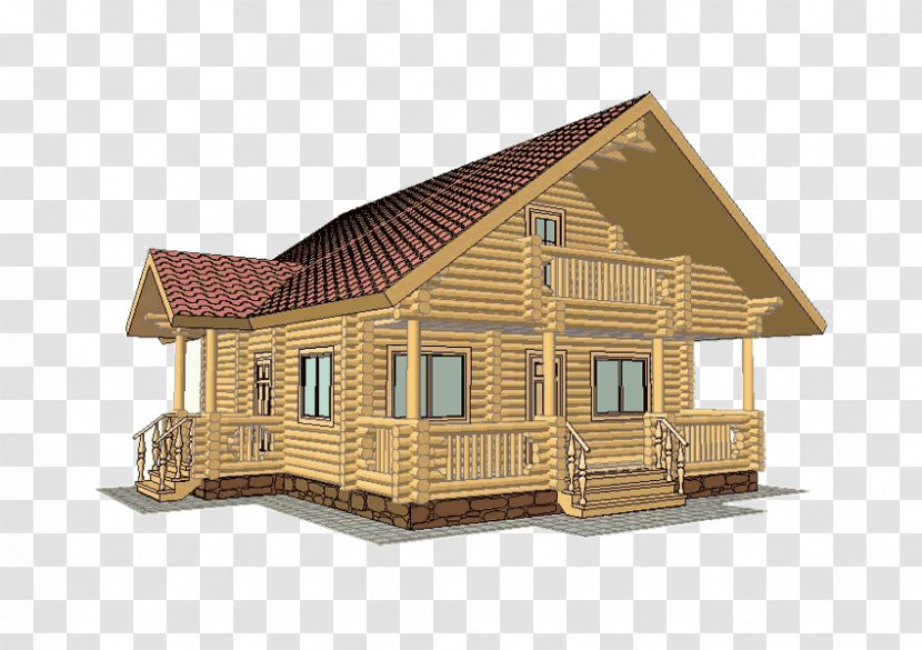 Log Cabin Hirsi Derevyannyye Doma Roof Construction - Banya Transparent PNG