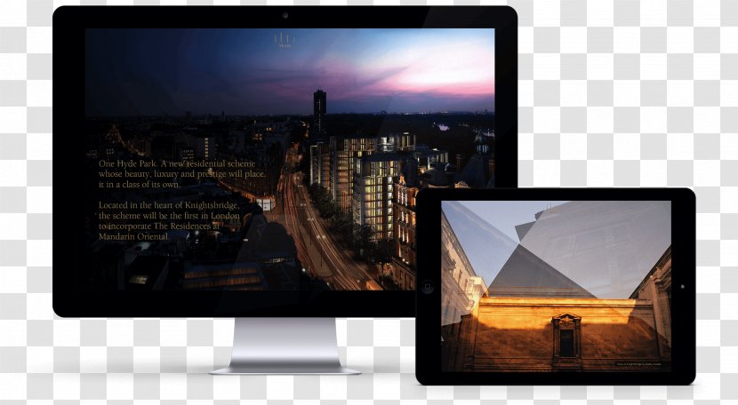 One Hyde Park Rogers Stirk Harbour + Partners Camber Angle Brand Computer Monitors - Gadget Transparent PNG