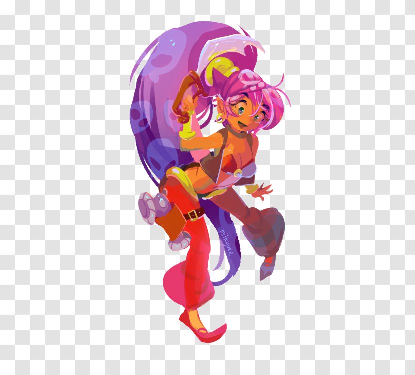 Shantae And The Pirate's Curse Shantae: Half-Genie Hero Artist DeviantArt - Cartoon - Johnny Depp Long Hair Highlights Transparent PNG