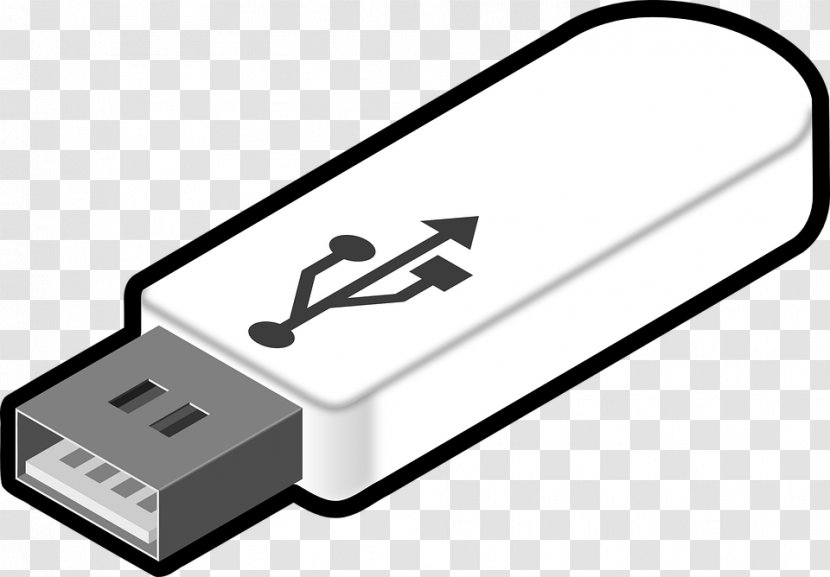 USB Flash Drives Memory Computer Data Storage Clip Art - Cable Transparent PNG