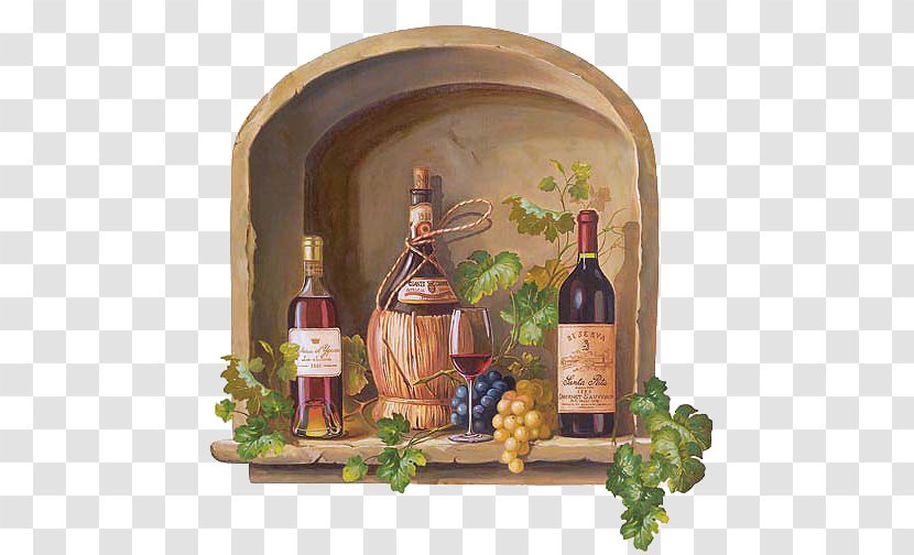 Wine Cooler Common Grape Vine Glass Wallpaper Transparent PNG