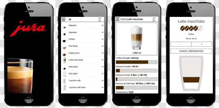 Coffeemaker Jura Elektroapparate Smartphone AutoGravity - Cafeteria - Coffee Transparent PNG
