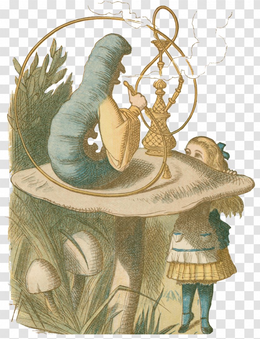 Alice's Adventures In Wonderland Caterpillar Cheshire Cat Through The Looking-Glass, And What Alice Found There White Rabbit - March Hare Transparent PNG