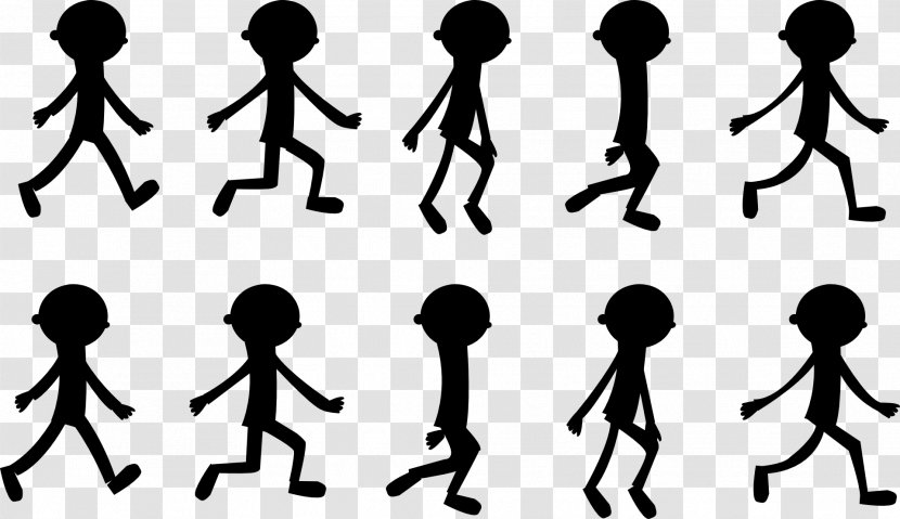 0 Walking Human Behavior December Month - Silhouette Transparent PNG