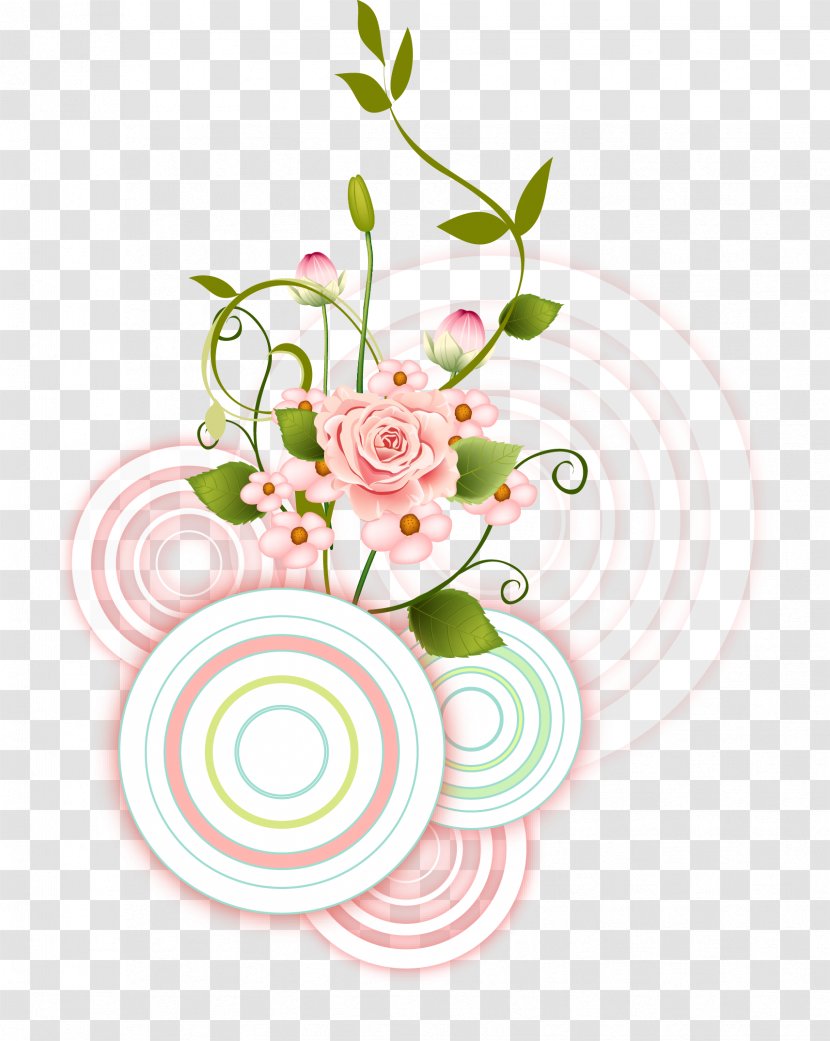Mothers Day - Computer Graphics - Vector Flower Vine Transparent PNG