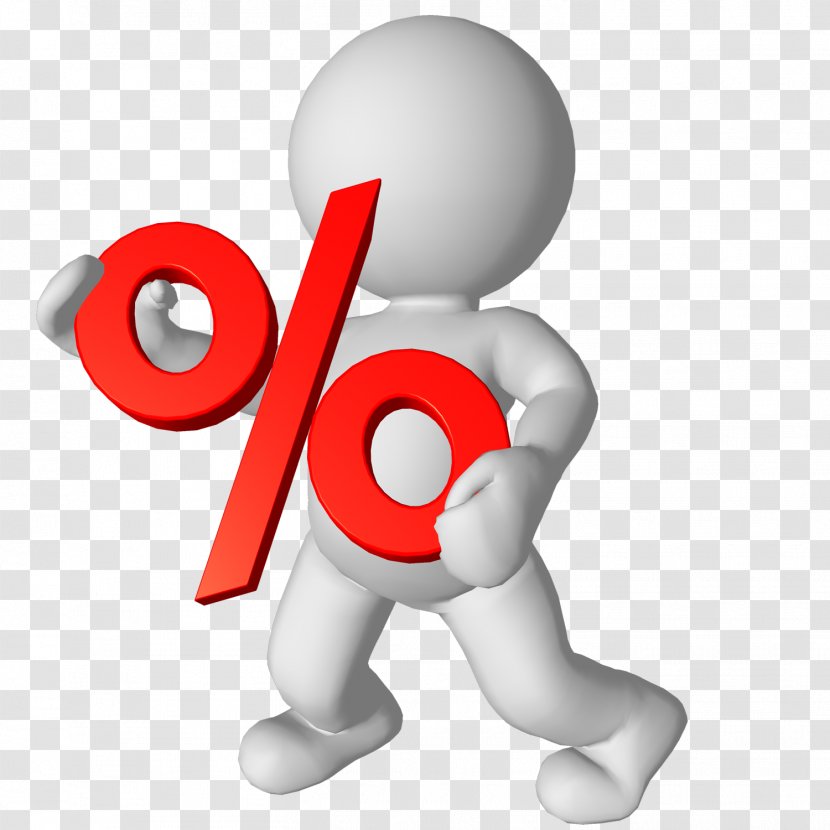 Percentage Percent Sign Symbol Fraction - Silhouette - Pic Transparent PNG