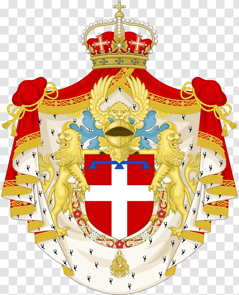 Kingdom Of Italy Coat Arms Sardinia House Savoy - Monarch - Prince Transparent PNG