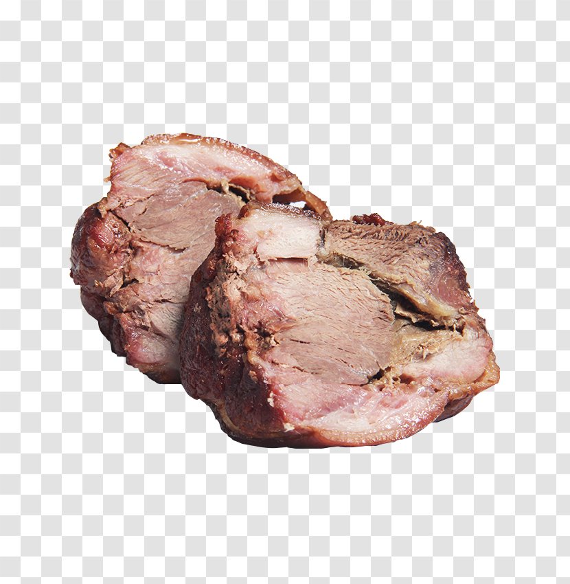 Roast Beef Venison Ham Meat - Flower - Physical Elbow Transparent PNG