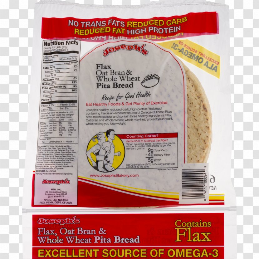 Pita Bread Whole Grain Whole-wheat Flour Bran - Wholewheat Transparent PNG