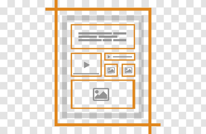 Paper Line Angle Font - Orange - Creative Mockup Transparent PNG