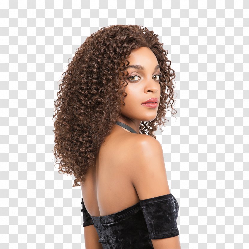 Black Hair Jheri Curl Coloring Layered - Human Color Transparent PNG