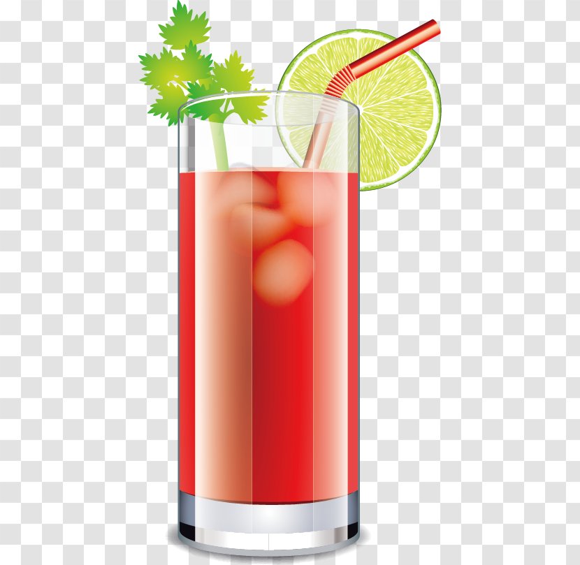Bloody Mary Cocktail Blue Lagoon Drink Clip Art - Sea Breeze Transparent PNG