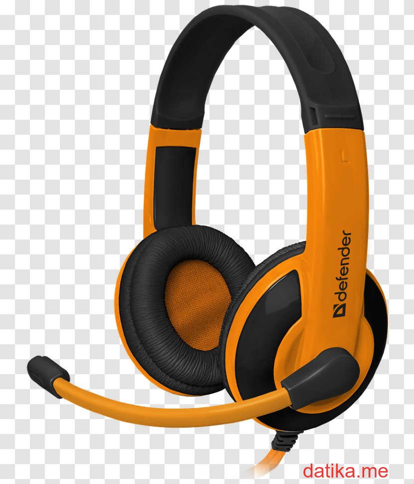 Microphone Defender Warhead G-120 Black/Orange Herní Sluchátka Headset Headphones - Price - Gaming White Orange Transparent PNG