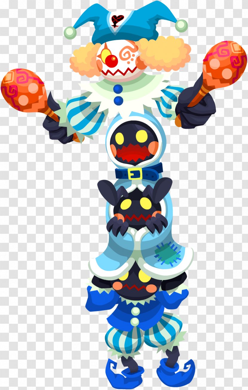 Kingdom Hearts χ KINGDOM HEARTS Union χ[Cross] III Heartless Moogle - Wikia - Circus CLOWN Transparent PNG