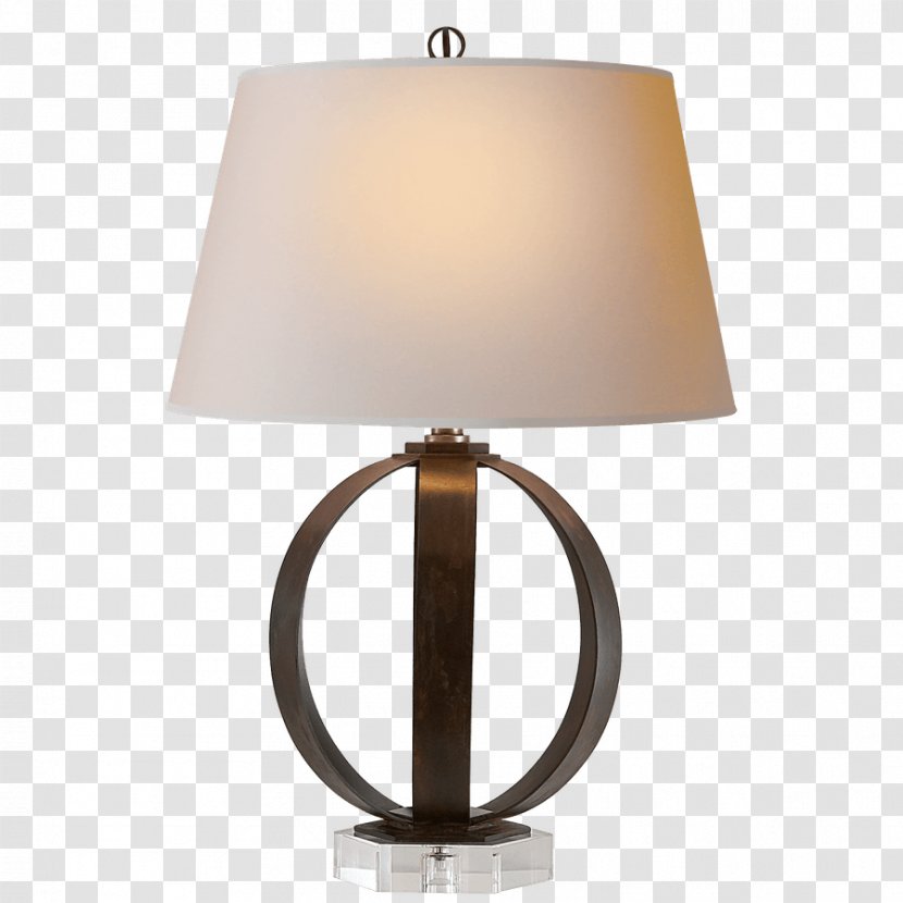 Table Lamp Wrought Iron Lighting - Furniture - Metal Gradient Shading Transparent PNG