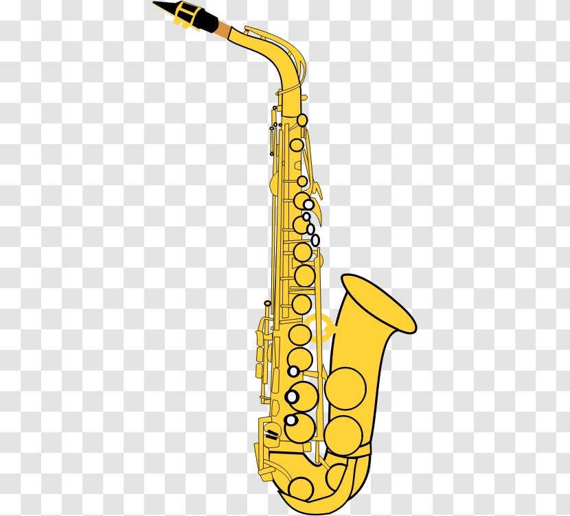 Alto Saxophone Clip Art - Flower - Cliparts Transparent PNG