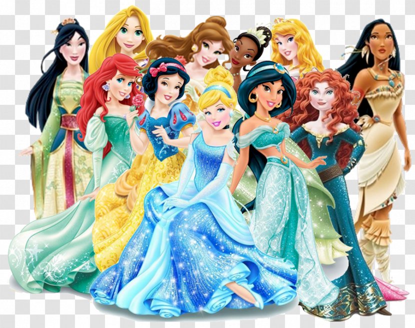 Belle Ariel Rapunzel Giselle Disney Princess Transparent PNG