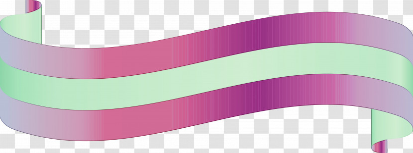 Pink Line Violet Magenta Ribbon Transparent PNG