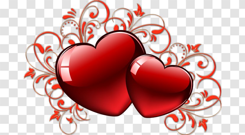 Valentine's Day Love Heart Red - Frame Transparent PNG