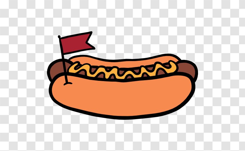 Hot Dog Fast Food Clip Art - Orange Transparent PNG