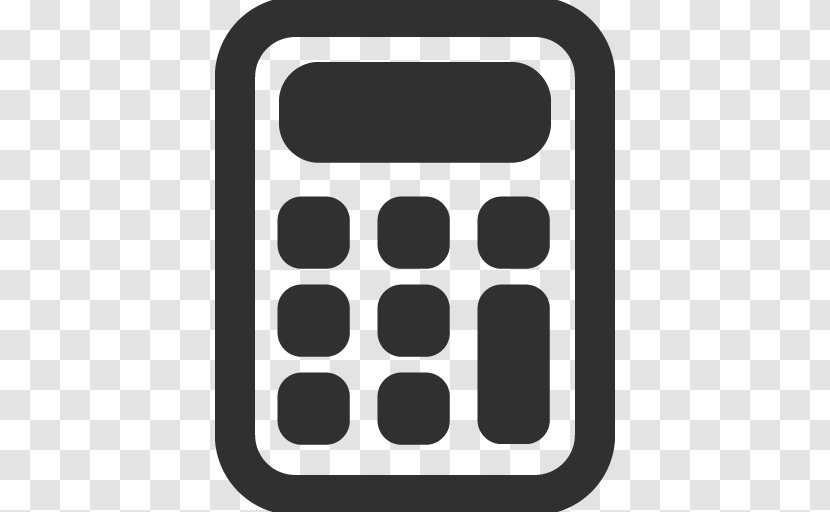 Square Symbol Telephony Pattern - Calculator - Caculator Transparent PNG