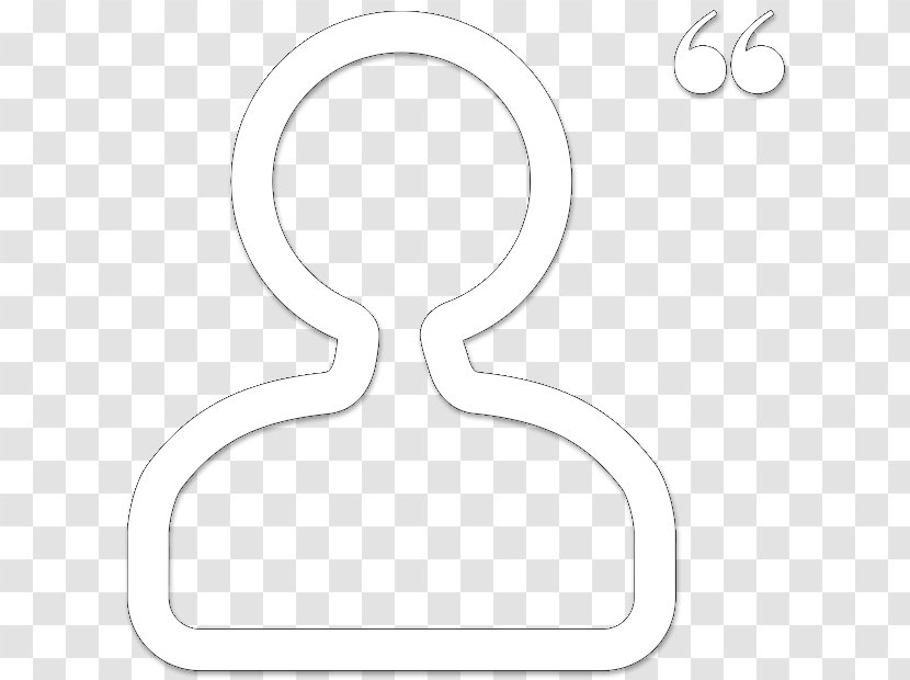 White Line Art Finger - Design Transparent PNG