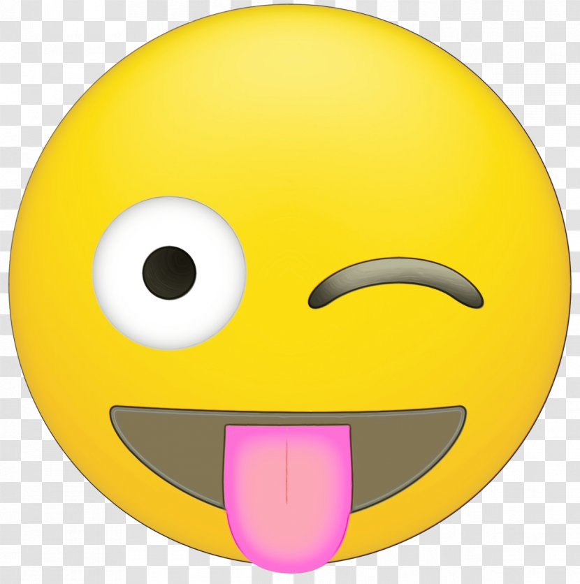 Happy Face Emoji - Apple Color - Laugh Transparent PNG