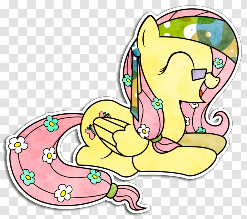 Pony Fluttershy Sticker Telegram Equestria - Artwork - My Little Transparent PNG