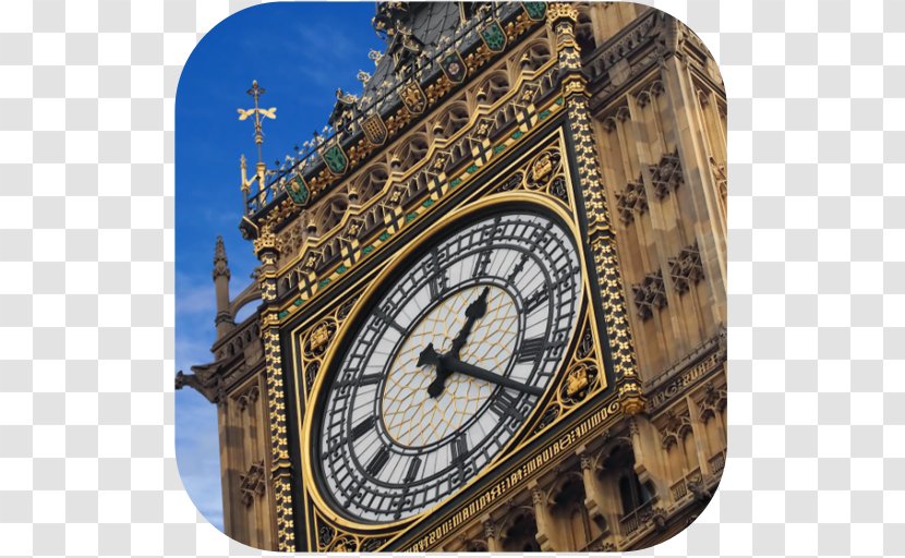 Big Ben Palace Of Westminster Clock Tower Landmark - Travel Transparent PNG