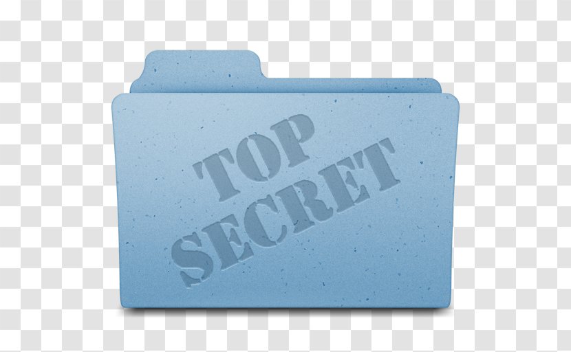 Blue Brand Font - Top Secret Transparent PNG