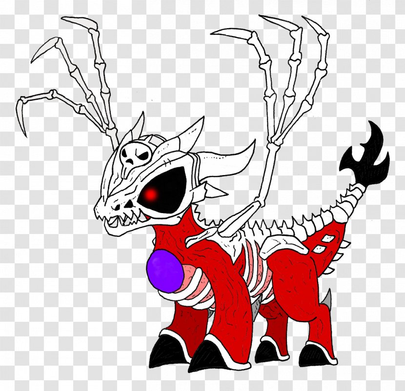 Pony Primal Rage DeviantArt Drawing Reindeer - Mythical Creature Transparent PNG