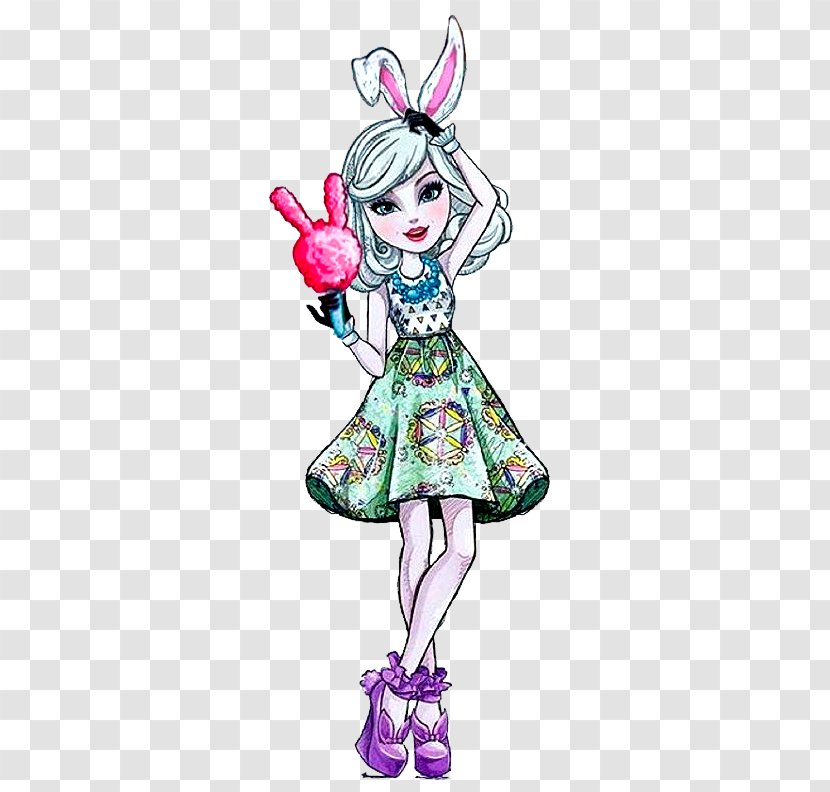 Ever After High Royal Bunny Lapin Doll Monster Character Transparent PNG