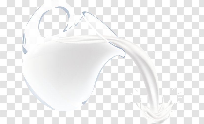Black And White - Vector Splash Of Milk Transparent PNG