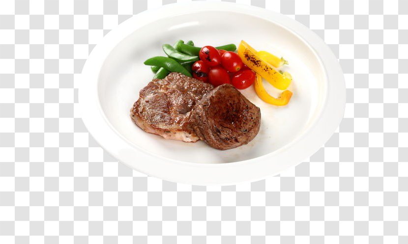 Beefsteak Katsudon Pork Chop Meat - Food - Pan-fried Steak Fight Transparent PNG